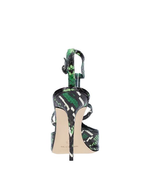 Sandali mod. ZEINAT MANOLO BLAHNIK in pelle stampa pitone MANOLO BLAHNIK | 4221414904WVERDE